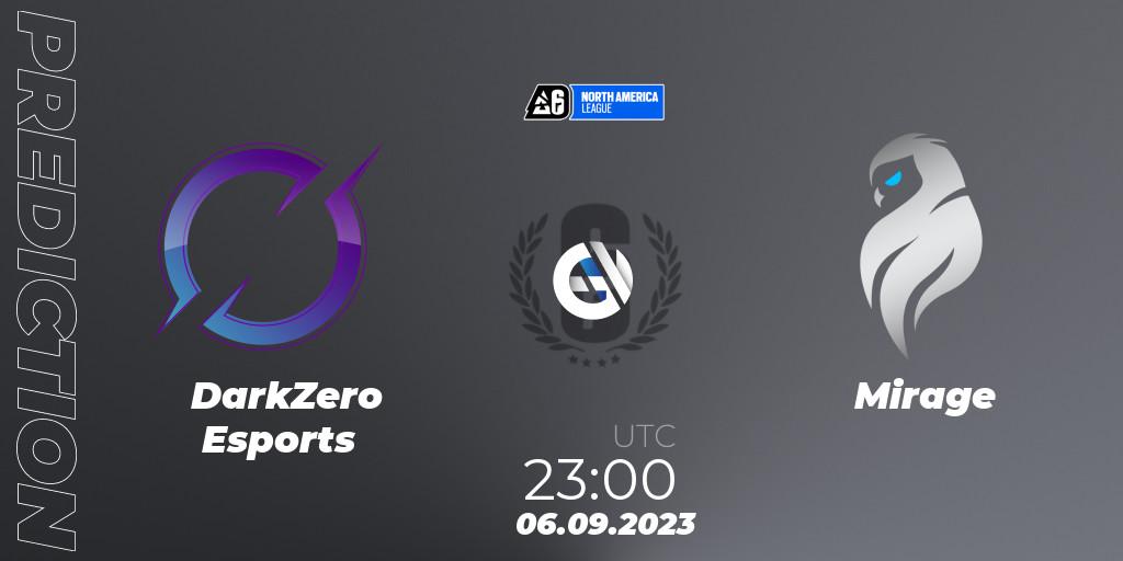 DarkZero Esports - Mirage: прогноз. 06.09.2023 at 23:45, Rainbow Six, North America League 2023 - Stage 2