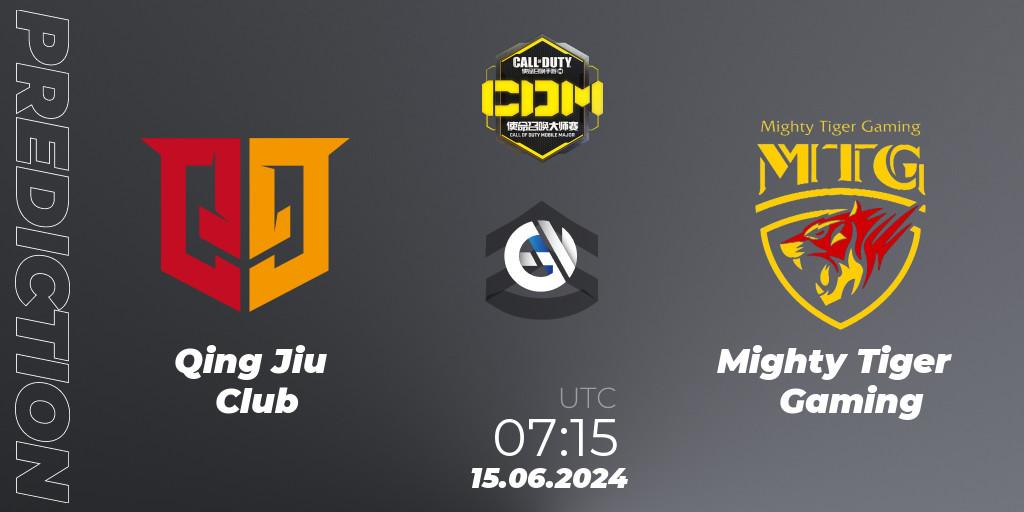 Qing Jiu Club - Mighty Tiger Gaming: прогноз. 15.06.2024 at 07:15, Call of Duty, China Masters 2024 S8: Regular Season