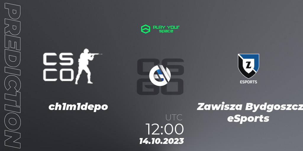 ch1m1depo - Zawisza Bydgoszcz eSports: прогноз. 14.10.2023 at 12:30, Counter-Strike (CS2), PYspace Cash Cup Finals