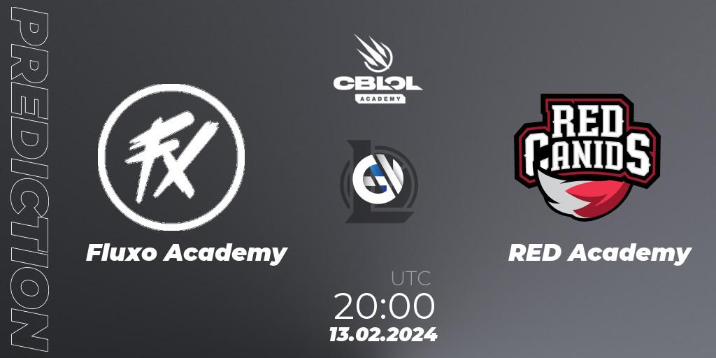 Fluxo Academy - RED Academy: прогноз. 13.02.2024 at 20:00, LoL, CBLOL Academy Split 1 2024