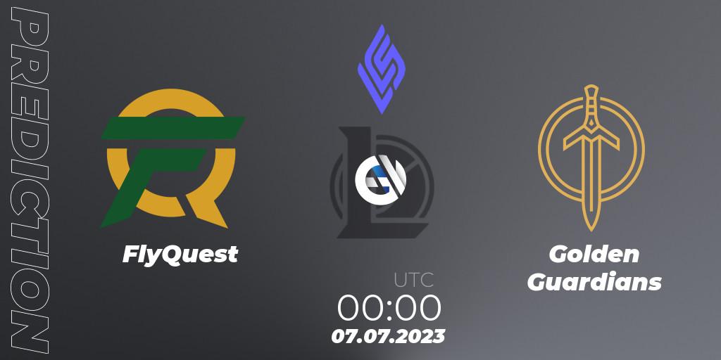 FlyQuest - Golden Guardians: прогноз. 07.07.2023 at 00:00, LoL, LCS Summer 2023 - Group Stage