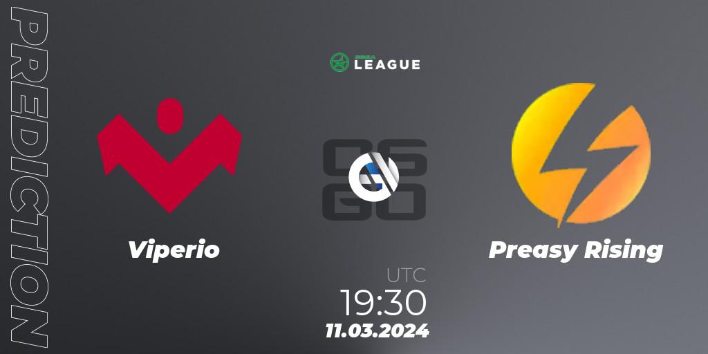 Viperio - Preasy Rising: прогноз. 11.03.24, CS2 (CS:GO), ESEA Season 48: Main Division - Europe