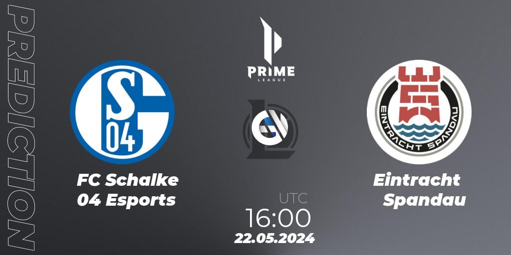 FC Schalke 04 Esports - Eintracht Spandau: прогноз. 22.05.2024 at 16:00, LoL, Prime League Summer 2024