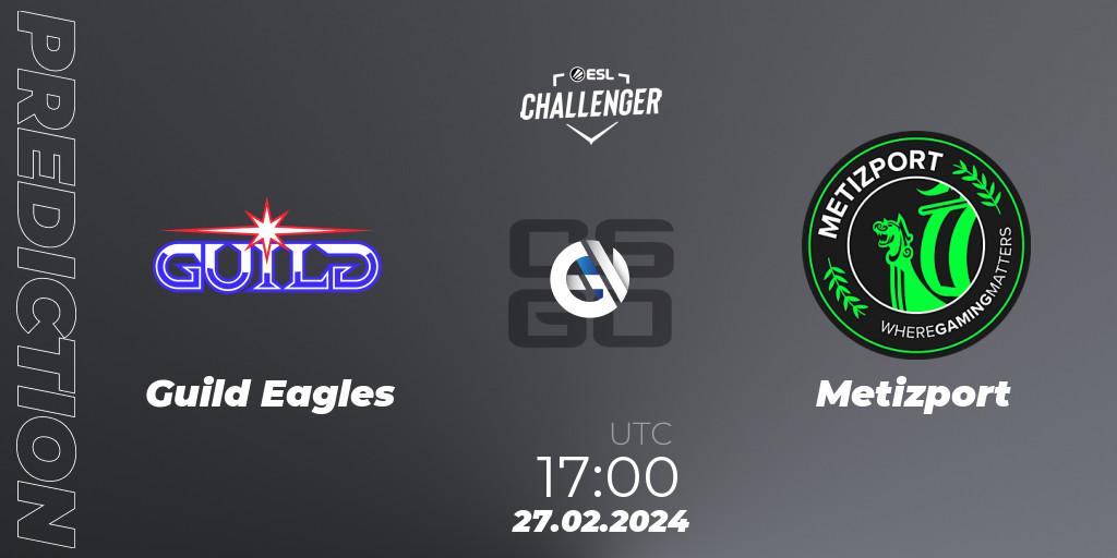 Guild Eagles - Metizport: прогноз. 27.02.2024 at 17:00, Counter-Strike (CS2), ESL Challenger #56: European Open Qualifier
