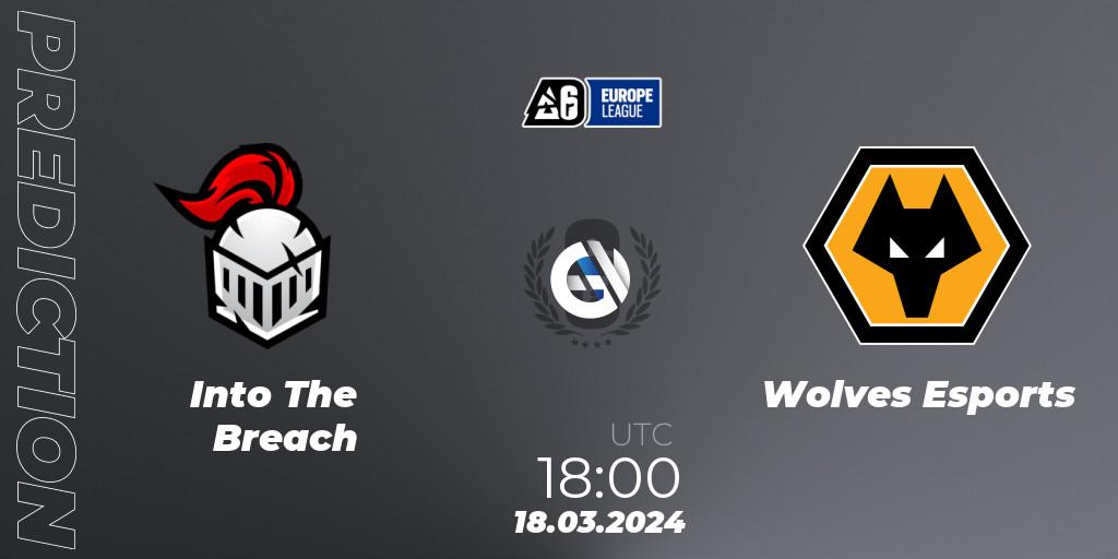 Into The Breach - Wolves Esports: прогноз. 18.03.24, Rainbow Six, Europe League 2024 - Stage 1