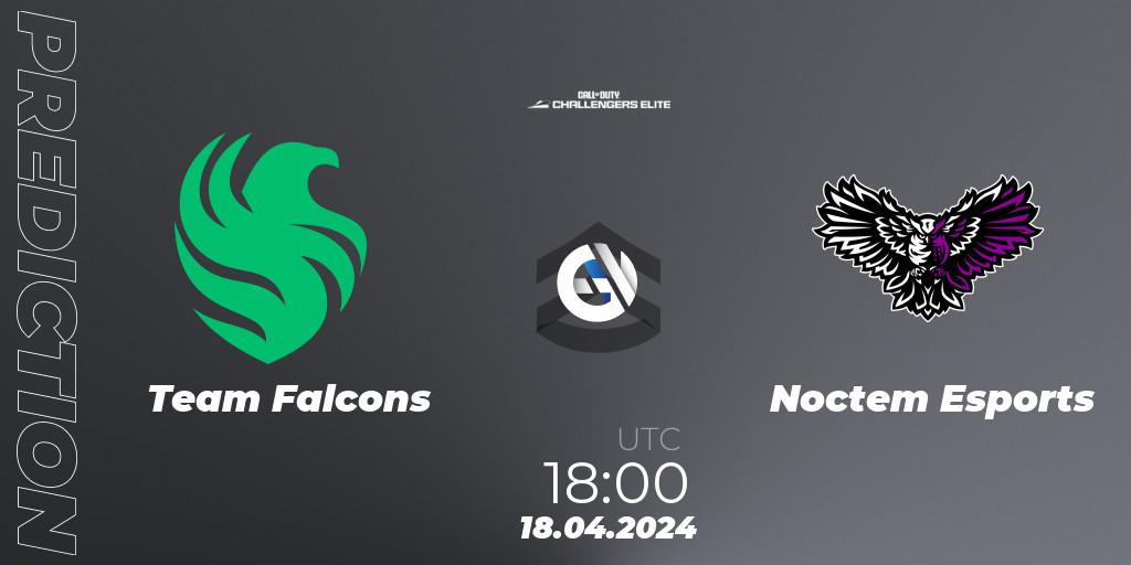 Team Falcons - Noctem Esports: прогноз. 18.04.2024 at 18:00, Call of Duty, Call of Duty Challengers 2024 - Elite 2: EU