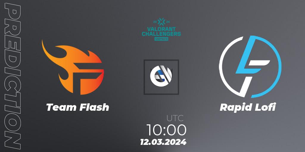 Team Flash - Rapid Lofi: прогноз. 12.03.2024 at 10:00, VALORANT, VALORANT Challengers 2024 Vietnam: Split 1