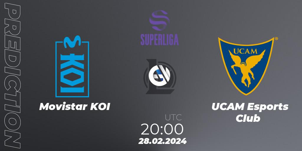 Movistar KOI - UCAM Esports Club: прогноз. 28.02.24, LoL, Superliga Spring 2024 - Group Stage