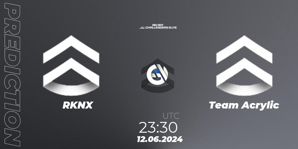 RKNX - Team Acrylic: прогноз. 12.06.2024 at 23:30, Call of Duty, Call of Duty Challengers 2024 - Elite 3: NA