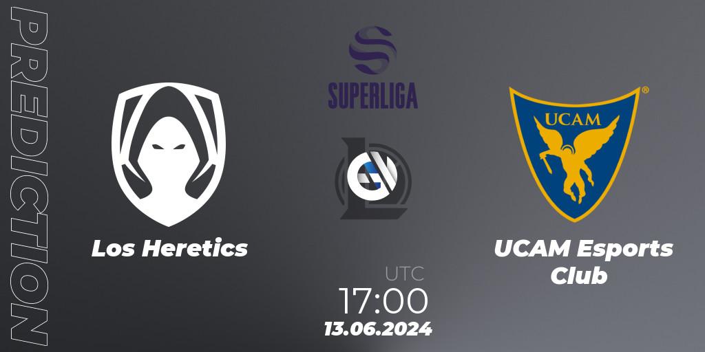 Los Heretics - UCAM Esports Club: прогноз. 13.06.2024 at 17:00, LoL, LVP Superliga Summer 2024
