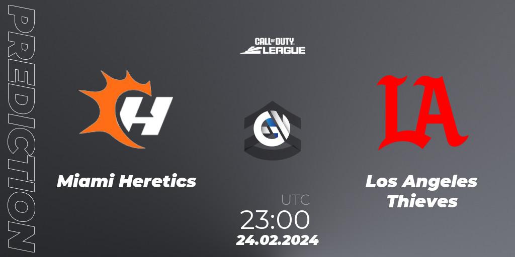 Miami Heretics - Los Angeles Thieves: прогноз. 24.02.2024 at 23:00, Call of Duty, Call of Duty League 2024: Stage 2 Major Qualifiers