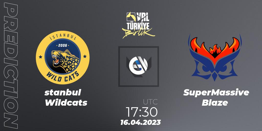 İstanbul Wildcats - SuperMassive Blaze: прогноз. 16.04.23, VALORANT, VALORANT Challengers 2023: Turkey Split 2 - Regular Season