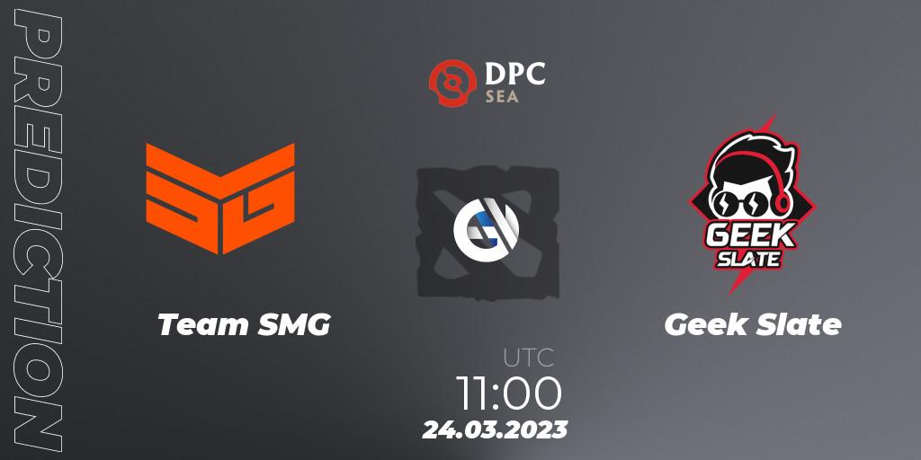 Team SMG - Geek Slate: прогноз. 24.03.23, Dota 2, DPC 2023 Tour 2: SEA Division I (Upper)