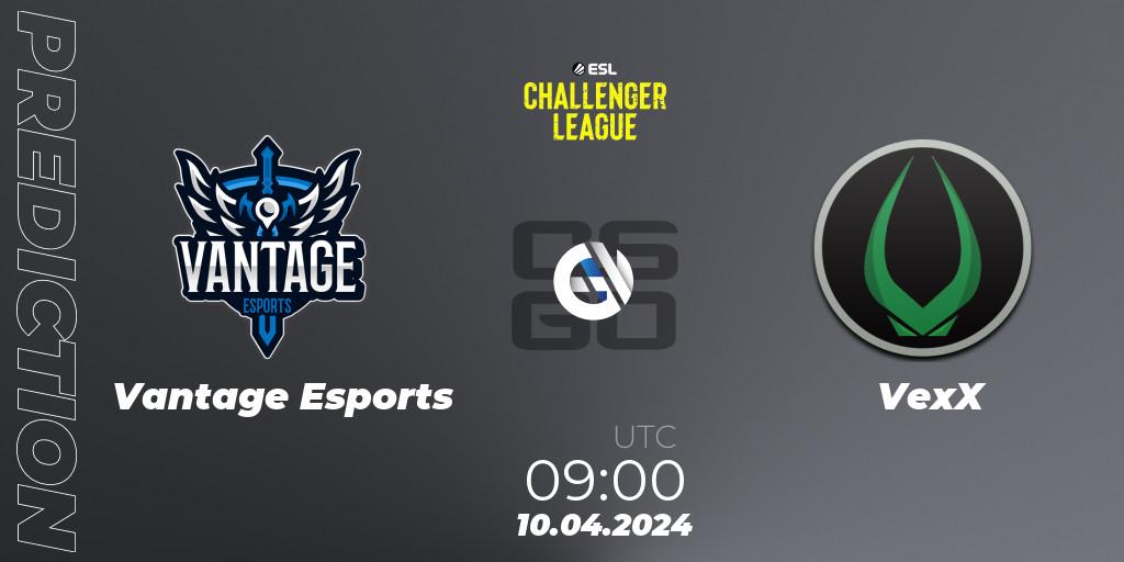 Vantage Esports - VexX: прогноз. 10.04.2024 at 09:00, Counter-Strike (CS2), ESL Challenger League Season 47: Oceania