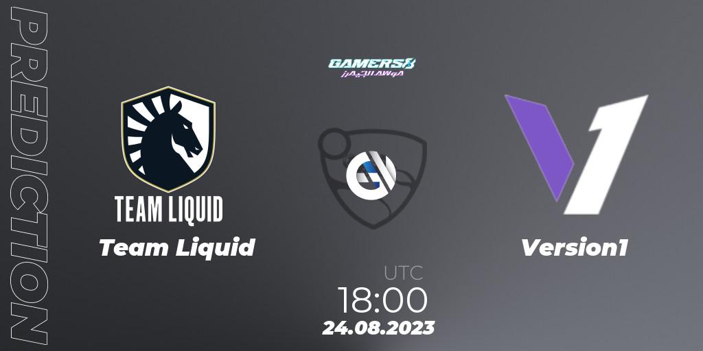 Team Liquid - Version1: прогноз. 24.08.2023 at 18:00, Rocket League, Gamers8 2023