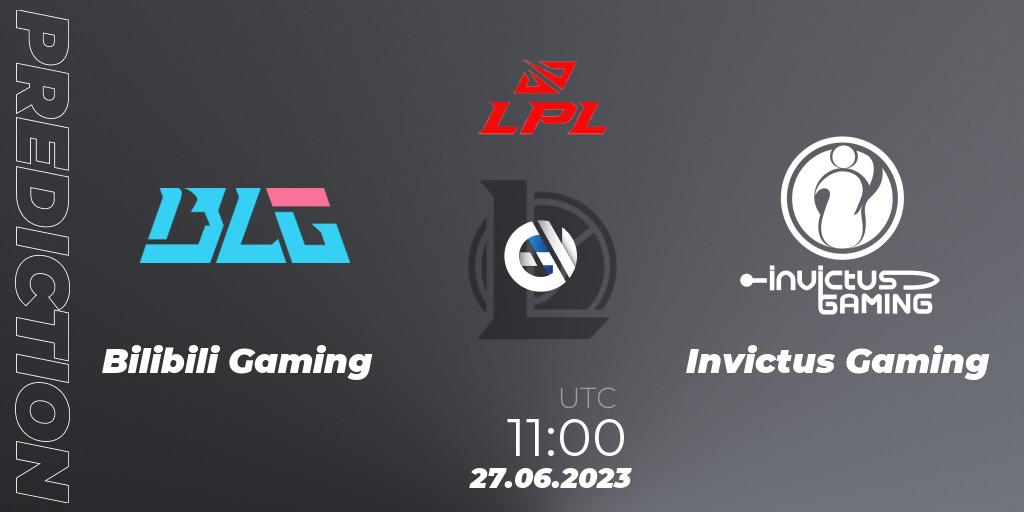 Bilibili Gaming - Invictus Gaming: прогноз. 27.06.2023 at 12:00, LoL, LPL Summer 2023 Regular Season