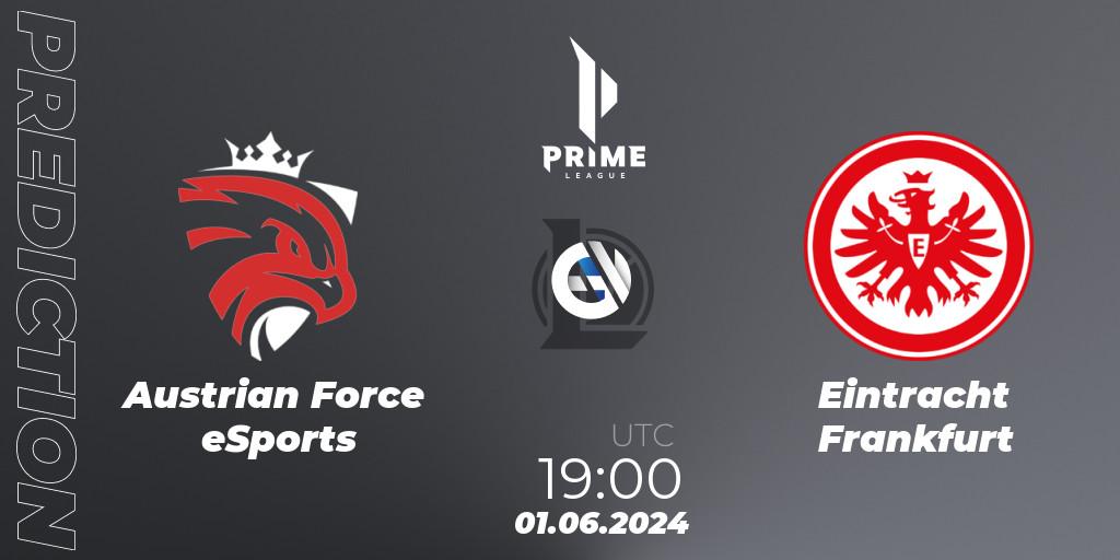 Austrian Force eSports - Eintracht Frankfurt: прогноз. 01.06.2024 at 19:00, LoL, Prime League Summer 2024