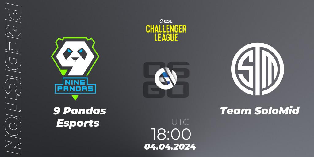 9 Pandas Esports - Team SoloMid: прогноз. 04.04.2024 at 18:00, Counter-Strike (CS2), ESL Challenger League Season 47: Europe