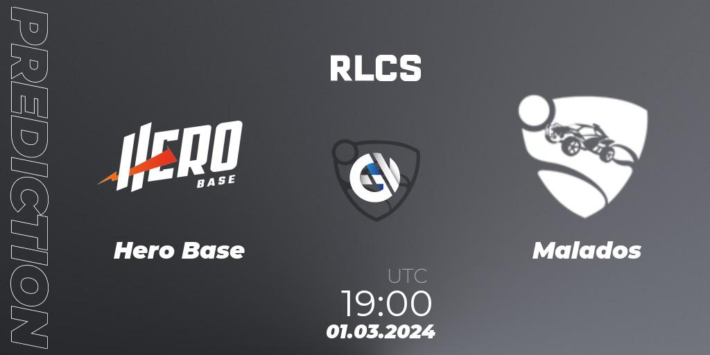 Hero Base - Malados: прогноз. 01.03.2024 at 19:00, Rocket League, RLCS 2024 - Major 1: SAM Open Qualifier 3