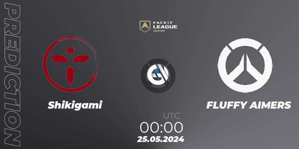 Shikigami - FLUFFY AIMERS: прогноз. 25.05.2024 at 00:00, Overwatch, FACEIT League Season 1 - NA Master Road to EWC