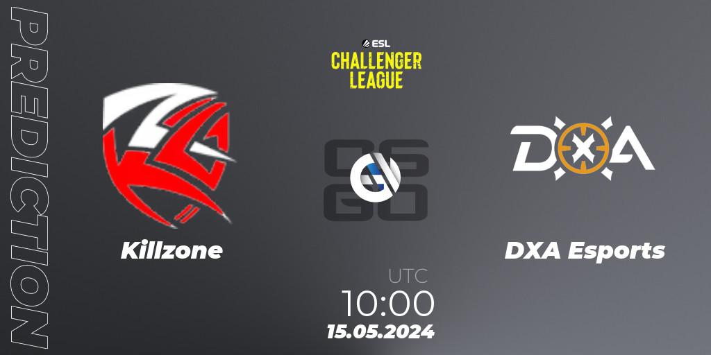 Killzone - DXA Esports: прогноз. 15.05.2024 at 10:10, Counter-Strike (CS2), ESL Challenger League Season 47: Oceania