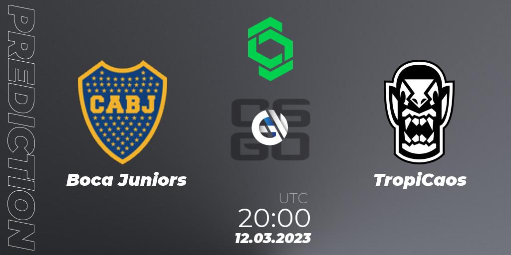 Boca Juniors - TropiCaos: прогноз. 12.03.2023 at 20:00, Counter-Strike (CS2), CCT South America Series #5