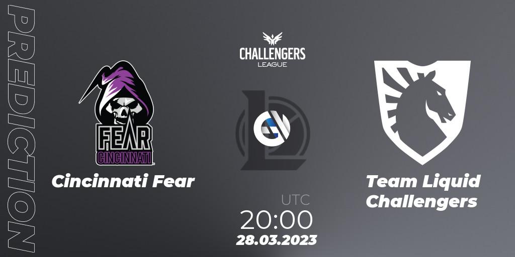Cincinnati Fear - Team Liquid Challengers: прогноз. 28.03.23, LoL, NACL 2023 Spring - Playoffs