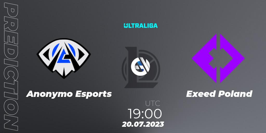 Anonymo Esports - Exeed Poland: прогноз. 20.07.23, LoL, Ultraliga Season 10 2023 Regular Season