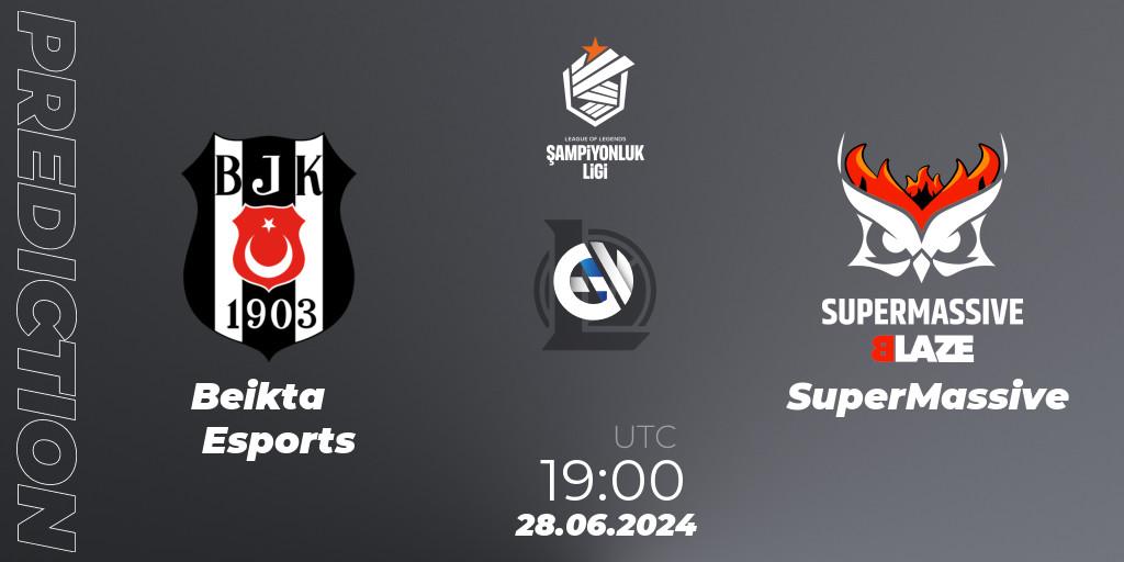 Beşiktaş Esports - SuperMassive: прогноз. 28.06.2024 at 19:00, LoL, TCL Summer 2024