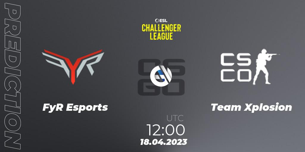 FyR Esports - Team Xplosion: прогноз. 28.04.2023 at 12:00, Counter-Strike (CS2), ESL Challenger League Season 45: Asia-Pacific
