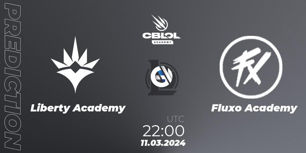 Liberty Academy - Fluxo Academy: прогноз. 11.03.2024 at 22:00, LoL, CBLOL Academy Split 1 2024