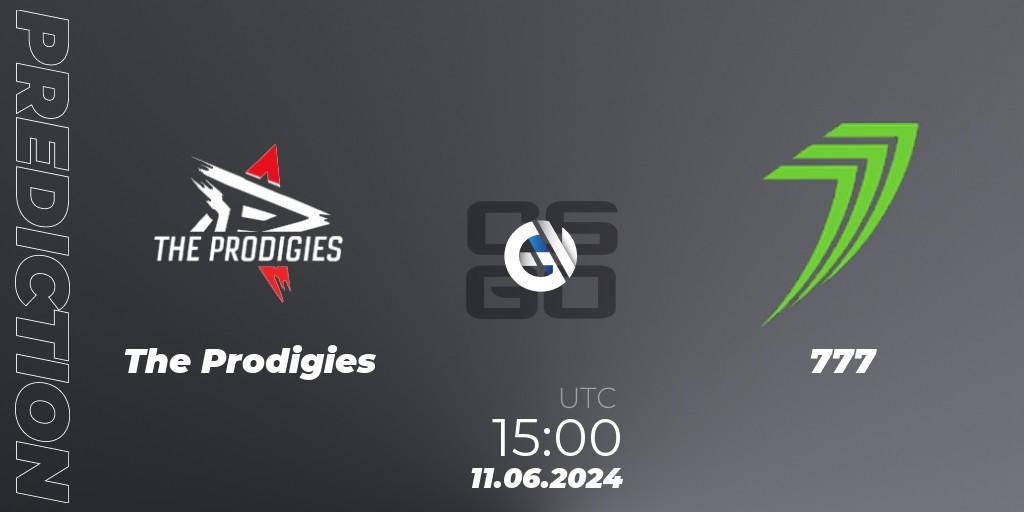 The Prodigies - 777: прогноз. 11.06.2024 at 15:00, Counter-Strike (CS2), CCT Season 2 European Series #6 Play-In