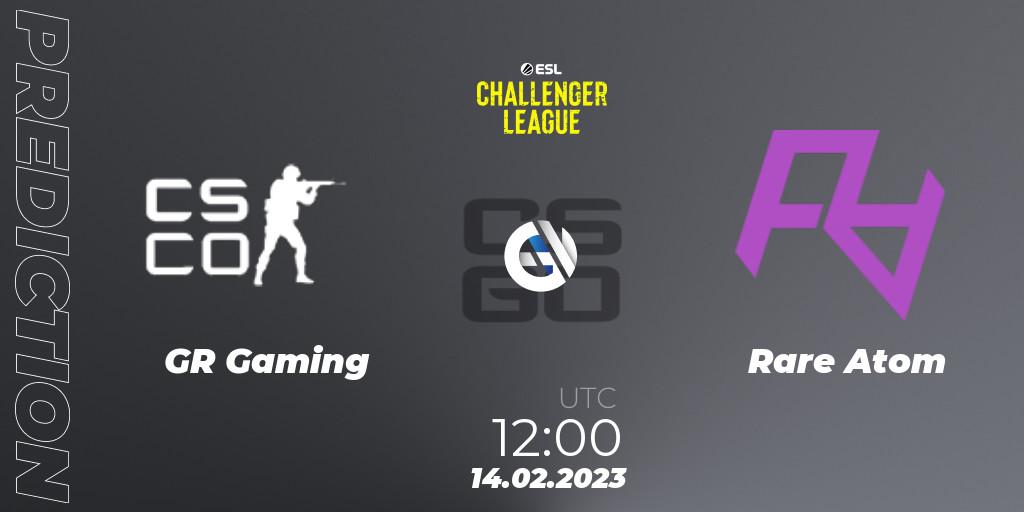 GR Gaming - Rare Atom: прогноз. 14.02.2023 at 12:00, Counter-Strike (CS2), ESL Challenger League Season 44: Asia-Pacific