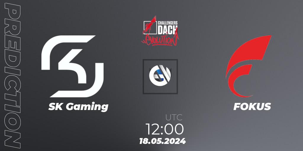 SK Gaming - FOKUS: прогноз. 18.05.2024 at 12:00, VALORANT, VALORANT Challengers 2024 DACH: Evolution Split 2