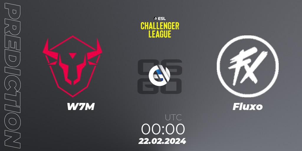 W7M - Fluxo: прогноз. 22.02.2024 at 00:25, Counter-Strike (CS2), ESL Challenger League Season 47: South America