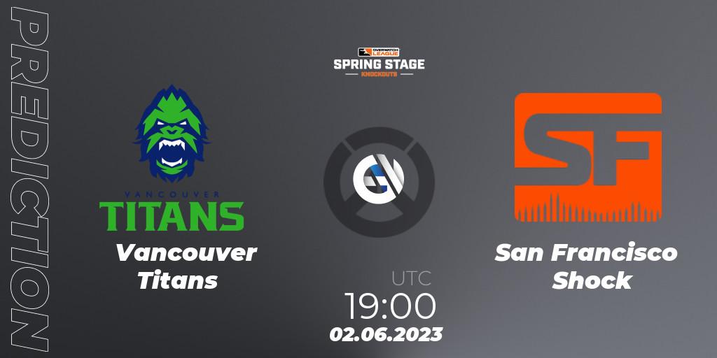 Vancouver Titans - San Francisco Shock: прогноз. 02.06.2023 at 19:00, Overwatch, OWL Stage Knockouts Spring 2023