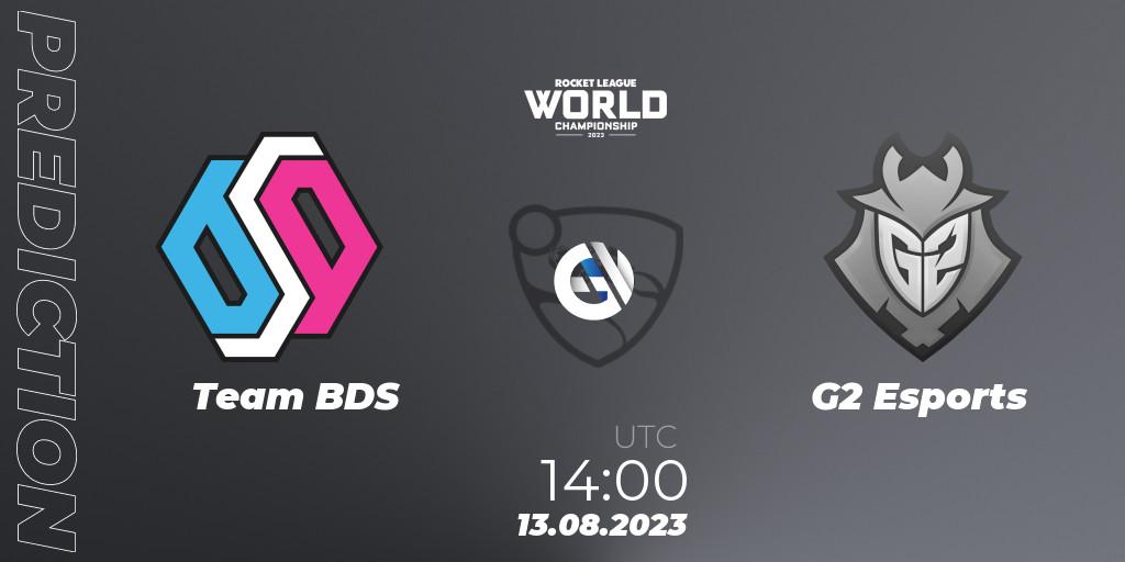 Team BDS - G2 Esports: прогноз. 13.08.2023 at 14:00, Rocket League, Rocket League Championship Series 2022-23 - World Championship Playoffs