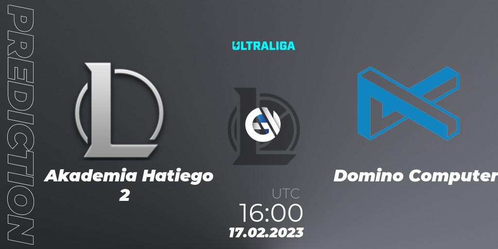 Akademia Hatiego 2 - Domino Computer: прогноз. 17.02.23, LoL, Ultraliga 2nd Division Season 6