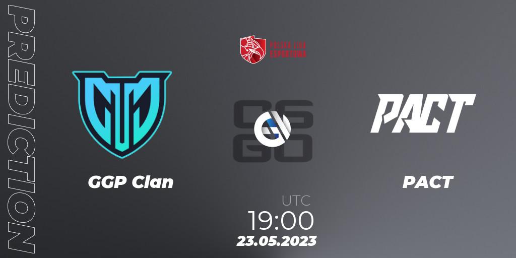 GGP Clan - PACT: прогноз. 23.05.2023 at 19:00, Counter-Strike (CS2), Polish Esports League 2023 Split 2