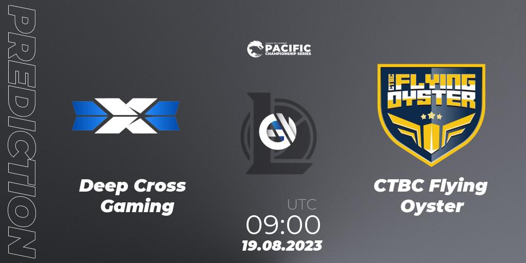Deep Cross Gaming - CTBC Flying Oyster: прогноз. 19.08.2023 at 09:00, LoL, PACIFIC Championship series Playoffs