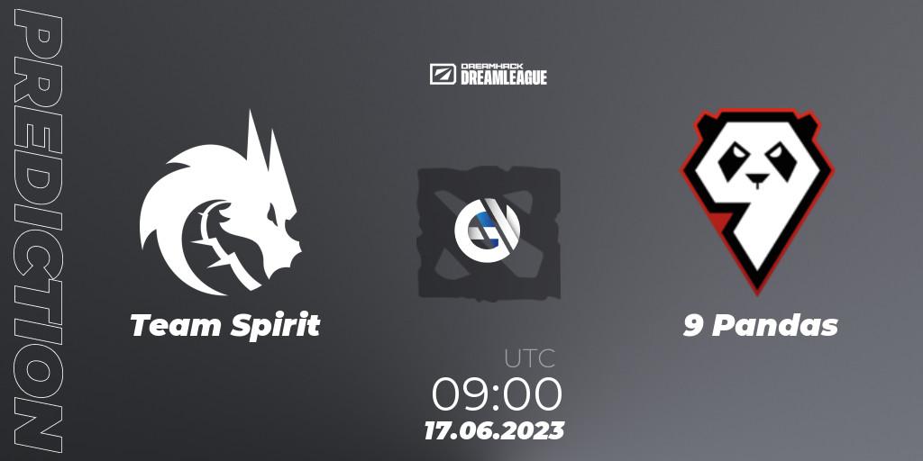 Team Spirit - 9 Pandas: прогноз. 17.06.2023 at 08:57, Dota 2, DreamLeague Season 20 - Group Stage 2