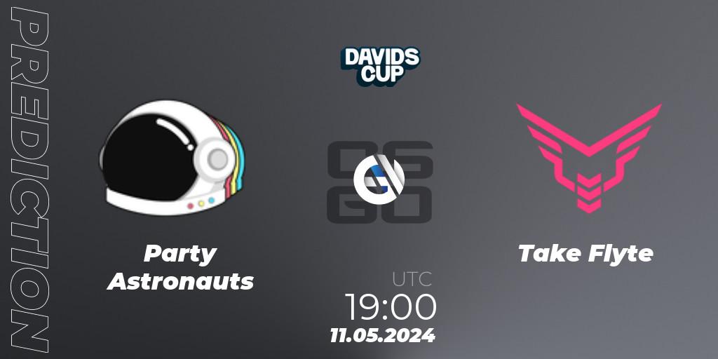 Party Astronauts - Take Flyte: прогноз. 11.05.2024 at 19:00, Counter-Strike (CS2), David's Cup 2024