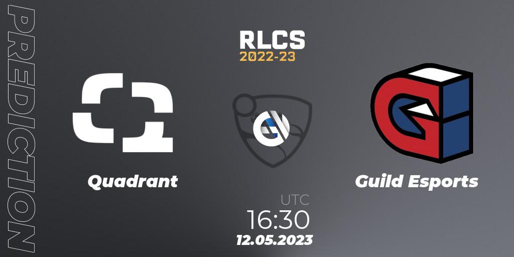 Quadrant - Guild Esports: прогноз. 12.05.2023 at 16:30, Rocket League, RLCS 2022-23 - Spring: Europe Regional 1 - Spring Open