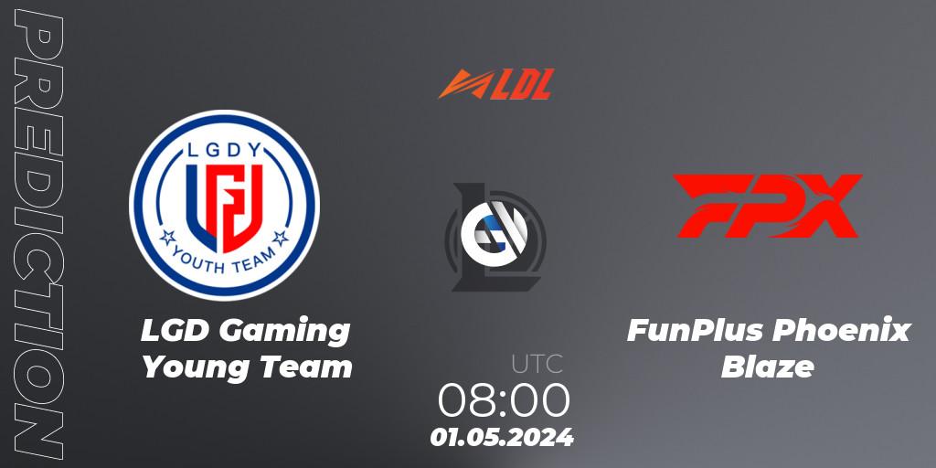 LGD Gaming Young Team - FunPlus Phoenix Blaze: прогноз. 01.05.24, LoL, LDL 2024 - Stage 2