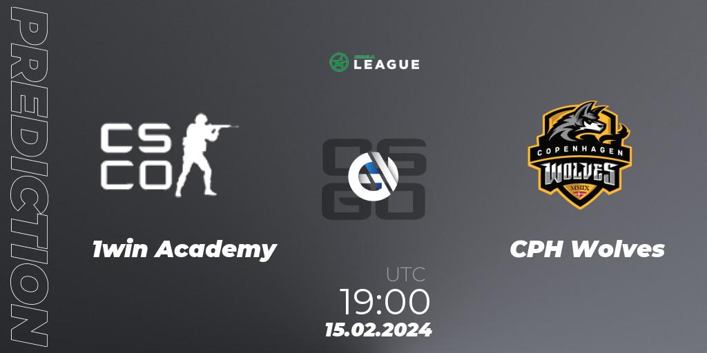 1win Academy - CPH Wolves: прогноз. 15.02.2024 at 19:00, Counter-Strike (CS2), ESEA Season 48: Advanced Division - Europe
