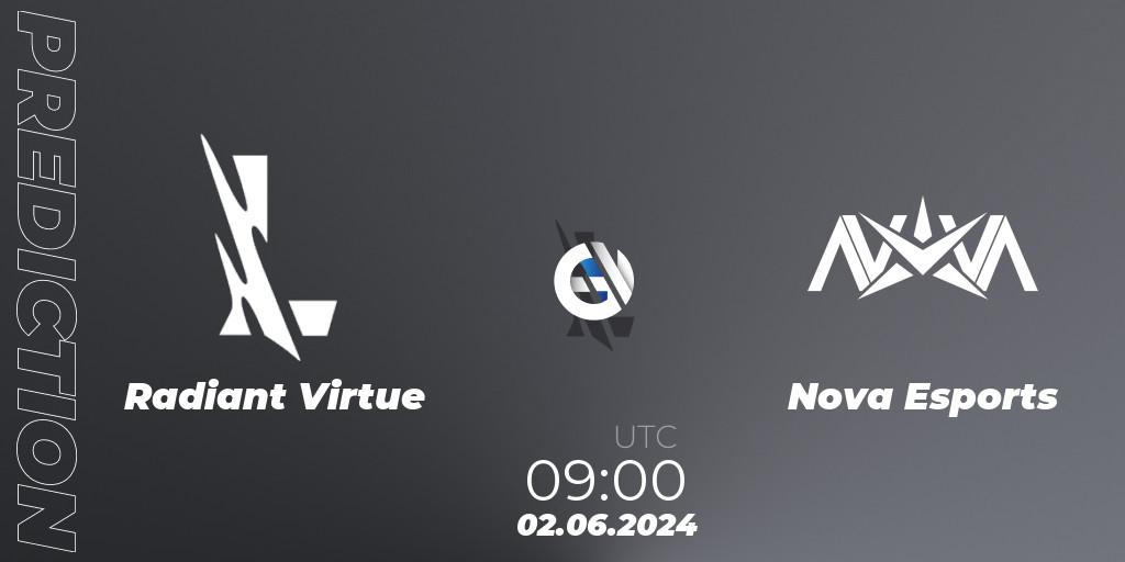Radiant Virtue - Nova Esports: прогноз. 02.06.2024 at 09:00, Wild Rift, Wild Rift Super League Summer 2024 - 5v5 Tournament Group Stage