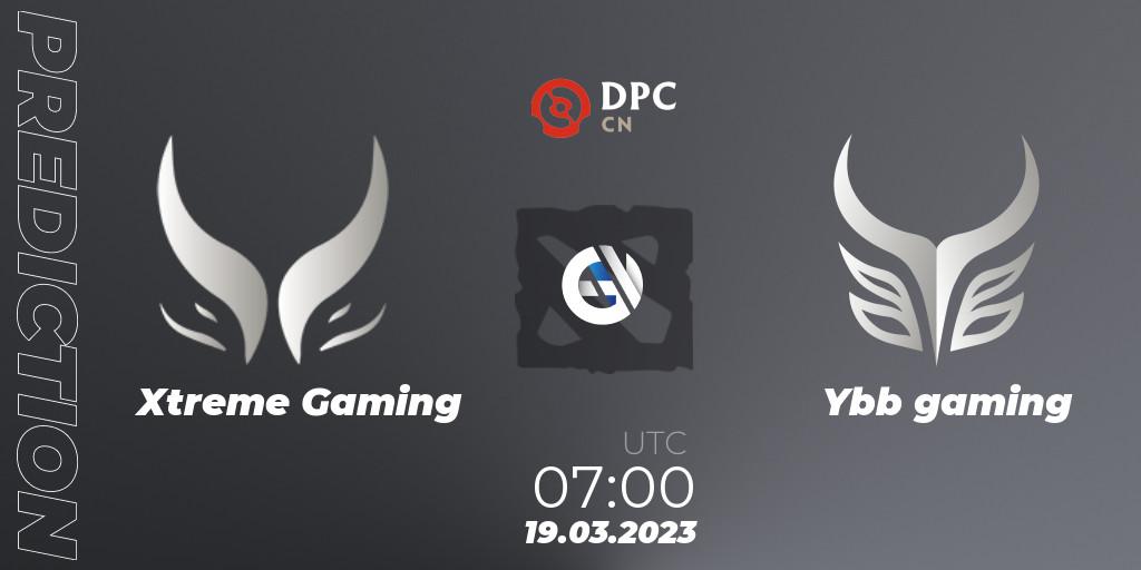 Xtreme Gaming - Ybb gaming: прогноз. 19.03.23, Dota 2, DPC 2023 Tour 2: China Division I (Upper)