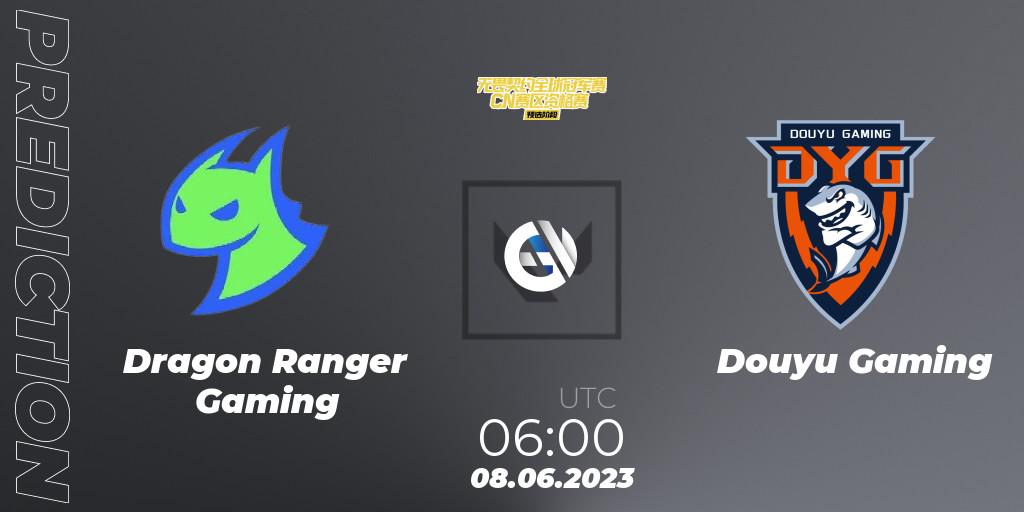 Dragon Ranger Gaming - Douyu Gaming: прогноз. 08.06.23, VALORANT, VALORANT Champions Tour 2023: China Preliminaries