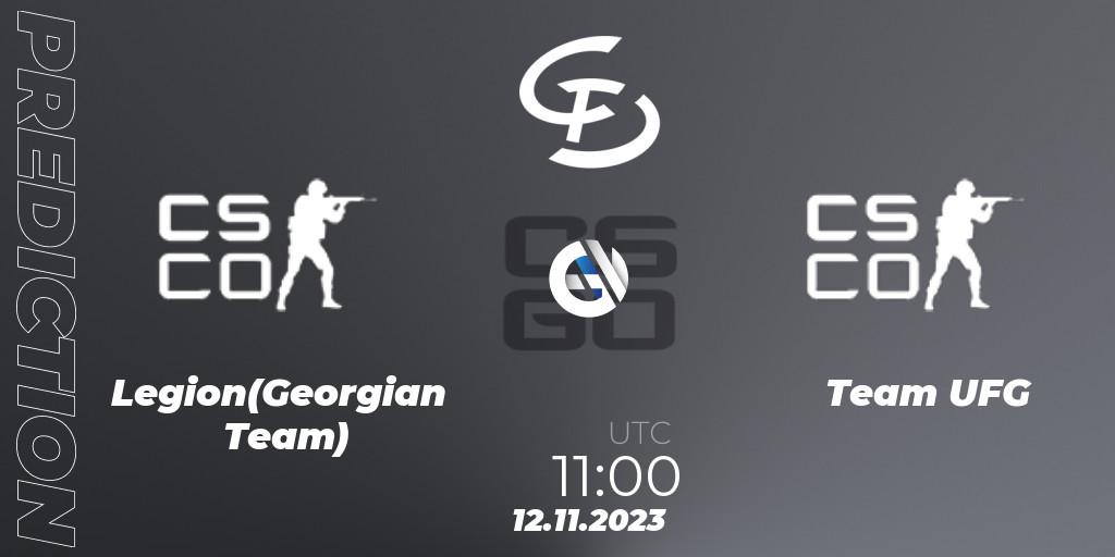 Legion(Georgian Team) - Team UFG: прогноз. 12.11.2023 at 11:00, Counter-Strike (CS2), Europebet Cup 2023