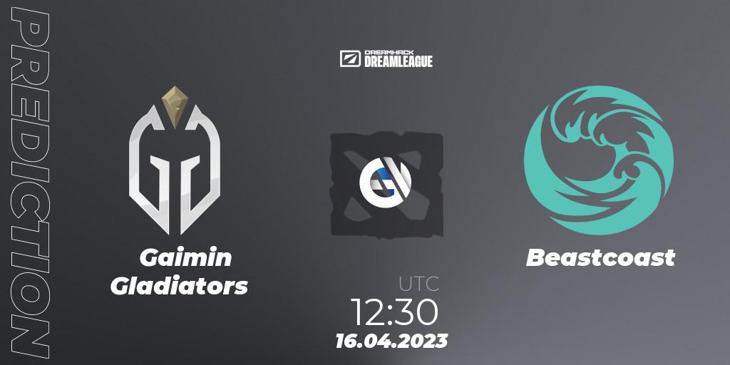 Gaimin Gladiators - Beastcoast: прогноз. 16.04.2023 at 12:25, Dota 2, DreamLeague Season 19 - Group Stage 2